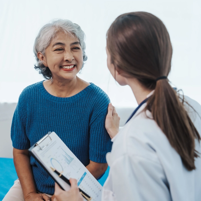 Patient receiving care through anxiety clinical trials offered in the Bronx, New York City, and Bowling Green, KY